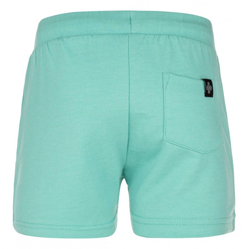 Girl´s cotton shorts Kilpi SHORTY-JG Turquise - Kilpi